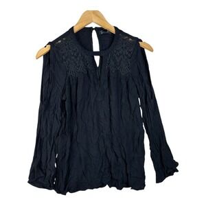 Jessica‎ Simpson Womens Black Blouse size XS